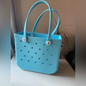 NEW Waterproof Portable EVA Beach Bag in Lake Blue Color